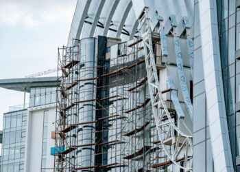 rusztowanie budynku